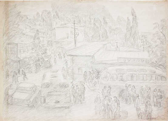 Дехтерева Татьяна Александровна. Площадь в Гурзуфе 